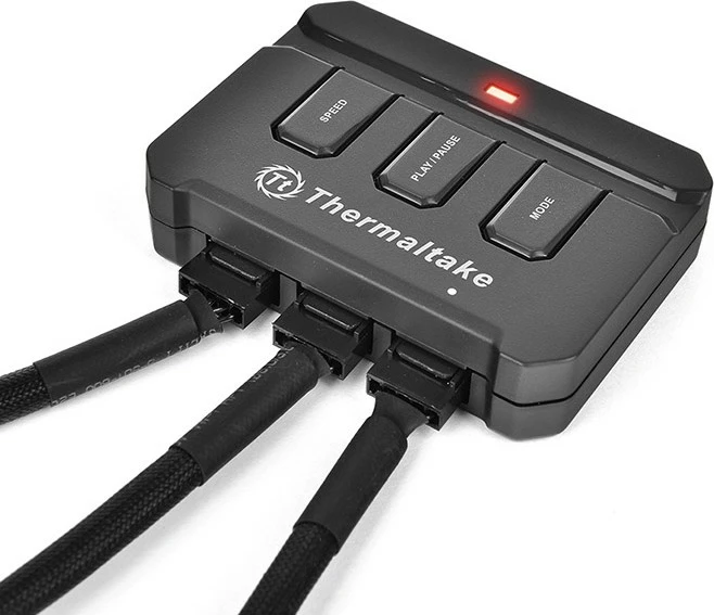 Ventilator kasë Thermaltake Riing 12 LED RGB 120mm, i zi