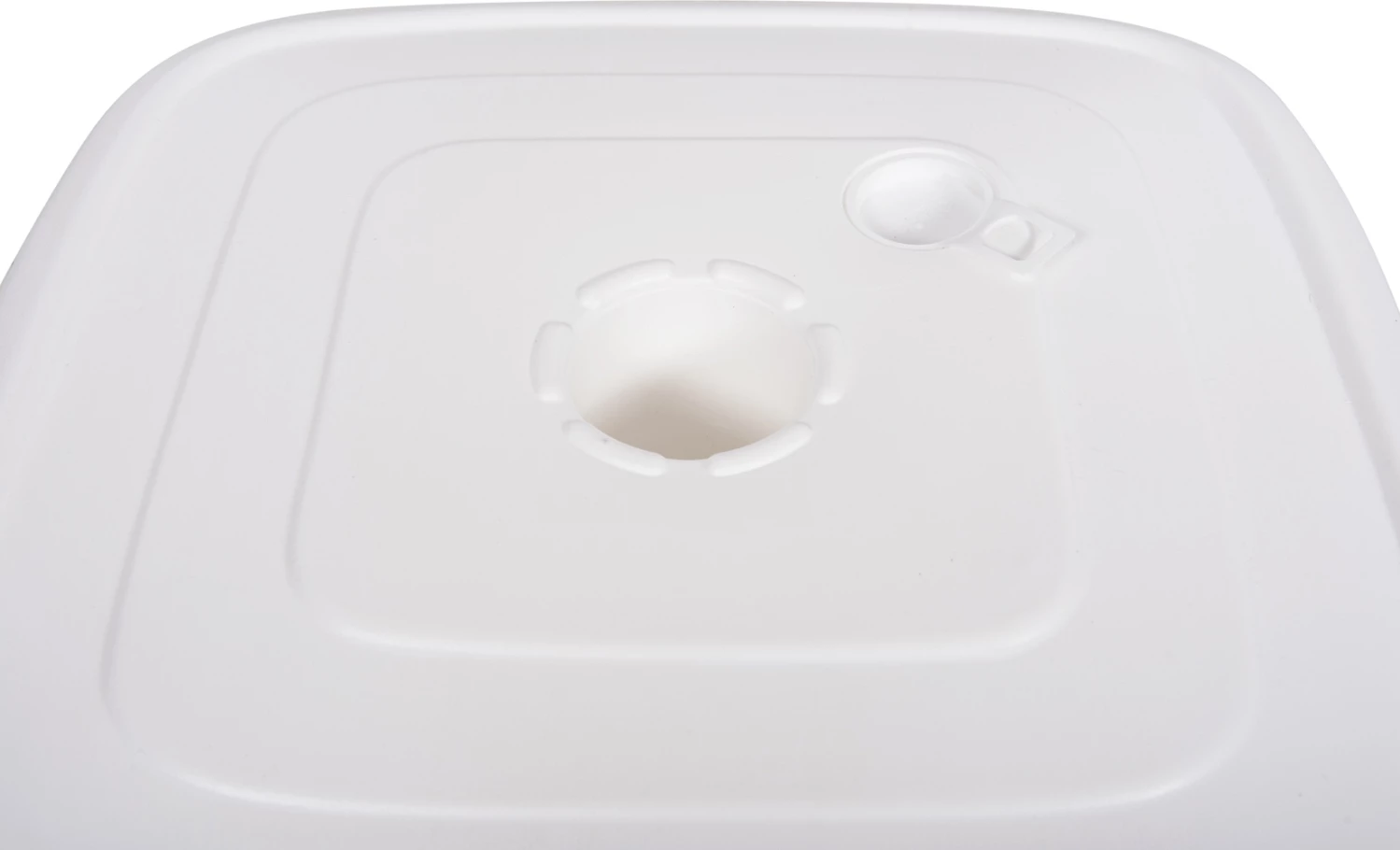 Bazë plastike për ombrellë me rrotë, SOLBAS FH6113.01, ngjyrë e bardhë, për shtyllë 33/50mm, 46,5x23,5Hcm