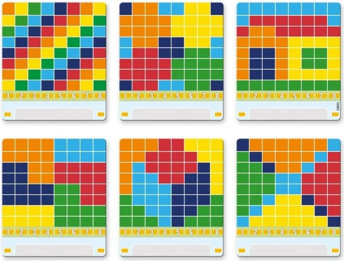 Mozaikë Quercetti Pallino Coding Travel Version, shumëngjyrësh, për fëmijë