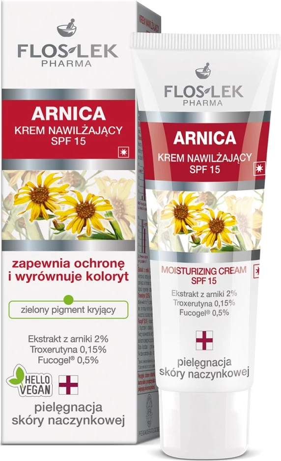 Krem hidratues për femra Floslek Arnica Moisturizing Cream SPF15, 50ml