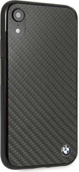 Mbështjellës BMW Signature Carbon për iPhone XR, i zi