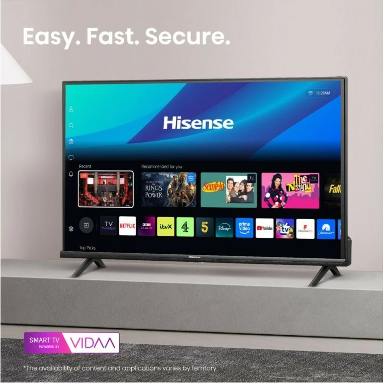Televizor LED Smart Hisense 32A4Q 32" HD Ready HDR10 Wi‑Fi DVB‑T2/S2/C 60 Hz