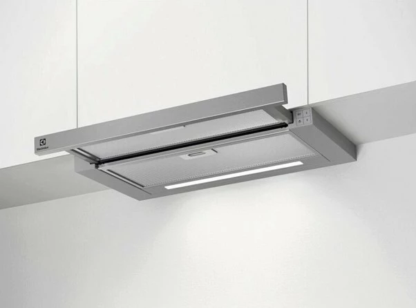Kapak aspirues teleskopik, Electrolux LFP616X 60 cm 600 m³/h 3 shpejtësi LED, gri