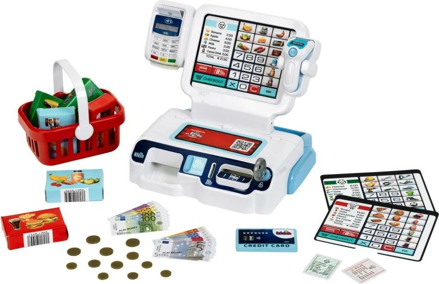 Kasë vetëshërbimi lodër Klein 7265 me aplikacion, shumëngjyrëshe, set aksesorësh