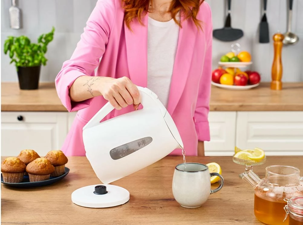 Çajnik elektrik Lafe Essential, 1.7L, 2200W, i bardhë