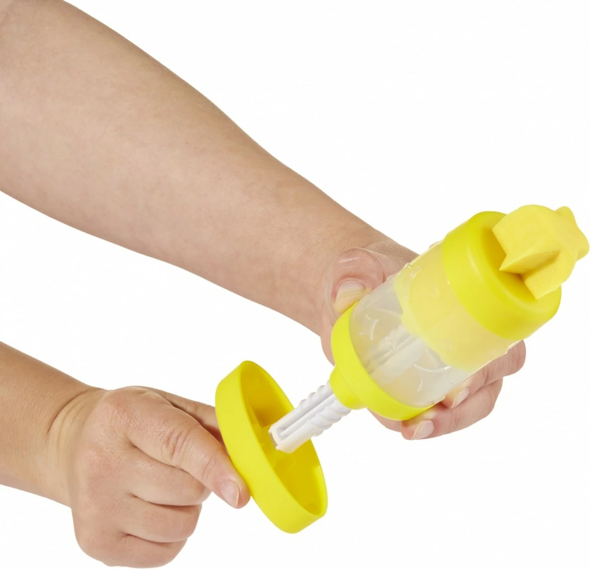 Set plasteline Wonder Factory Never Dry Dough me ekstruder, MGA, 72g, e verdhë