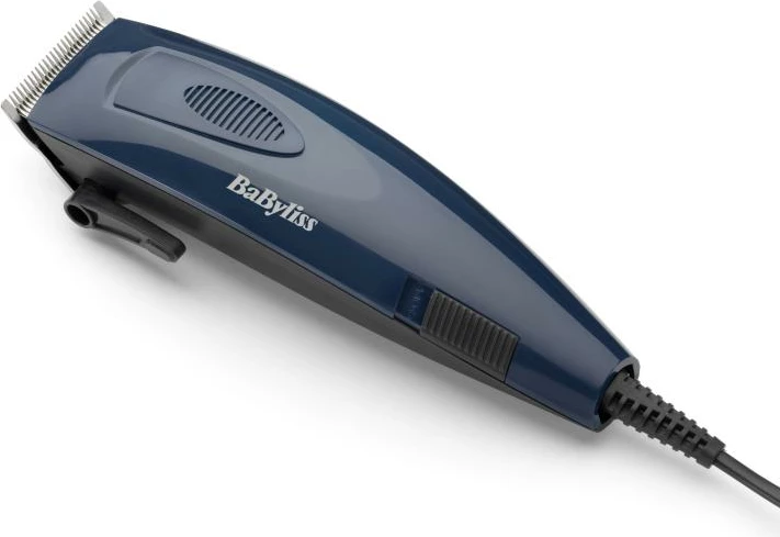 Makinë qethëse, BaByliss, E695E, me kabllo, tehe çelik inox, rregullim 0.5–25 mm, blu