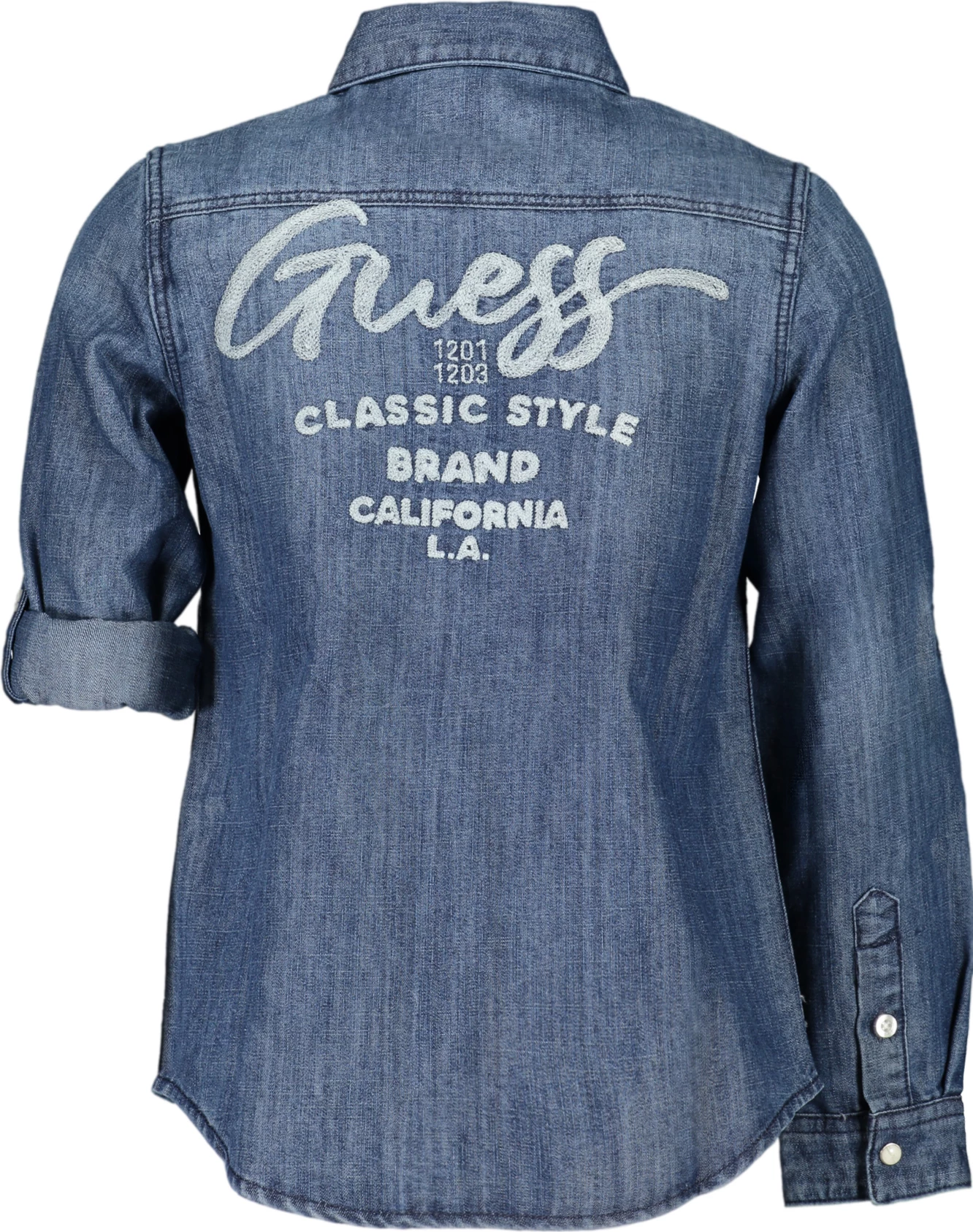 Këmishë për vajza GUESS JEANS, kaltër