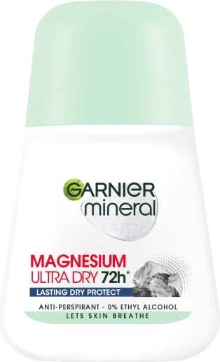 Antiperspirant roll-on për femra Garnier Mineral Magnesium Ultra Dry 50ml
