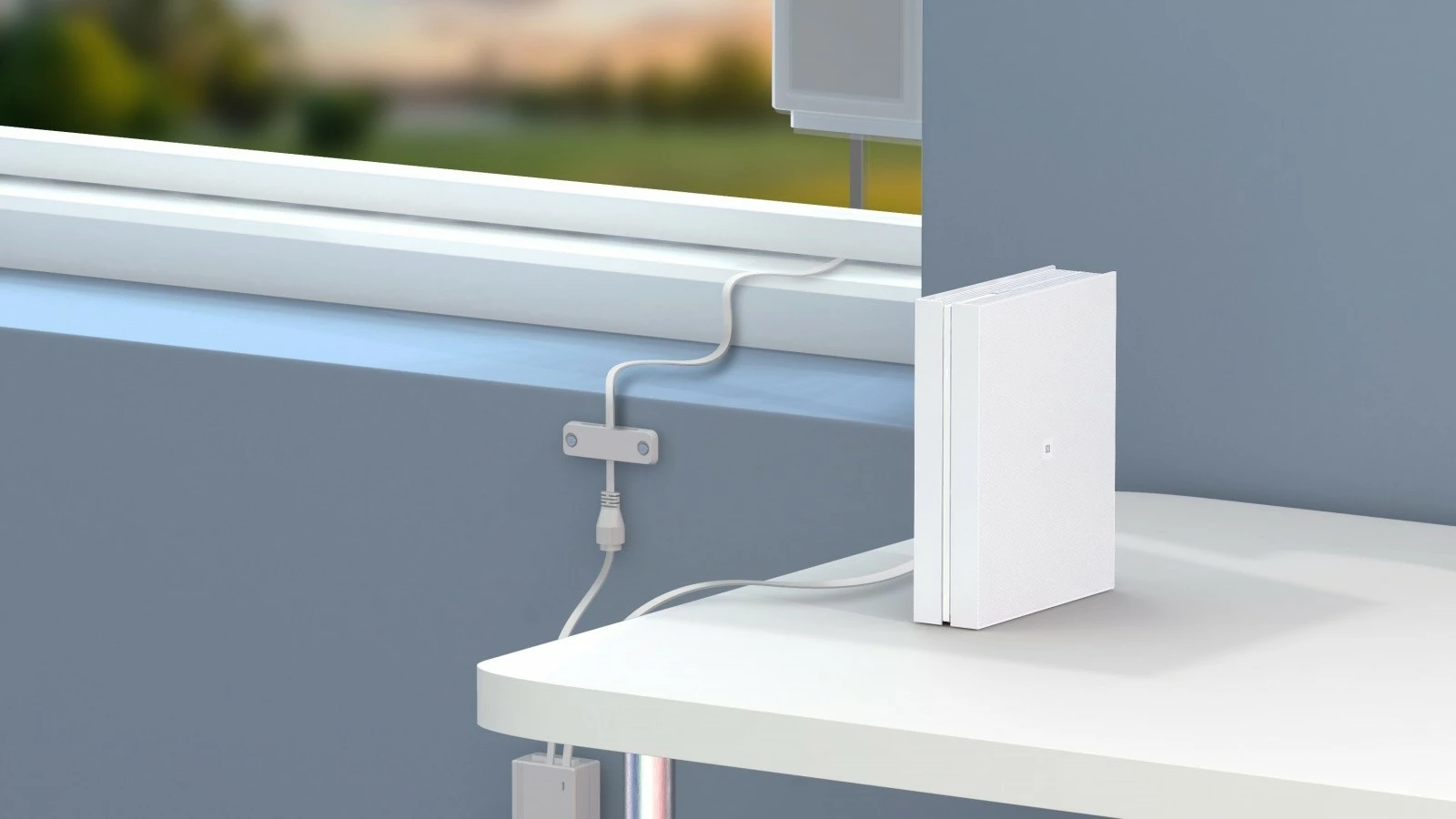 Router ZTE T5400 IDU, xDSL, 6 antena, 4x Gigabit Ethernet, Bardhë