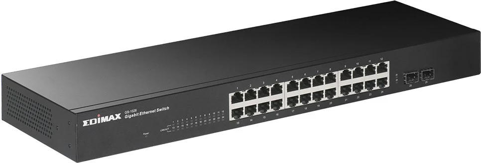 Switch EDIMAX GS-1026 V3, 24 porte, Gigabit Ethernet, i zi