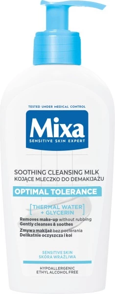Qumësht pastrues për femra MIXA Optimal Tolerance 200ml