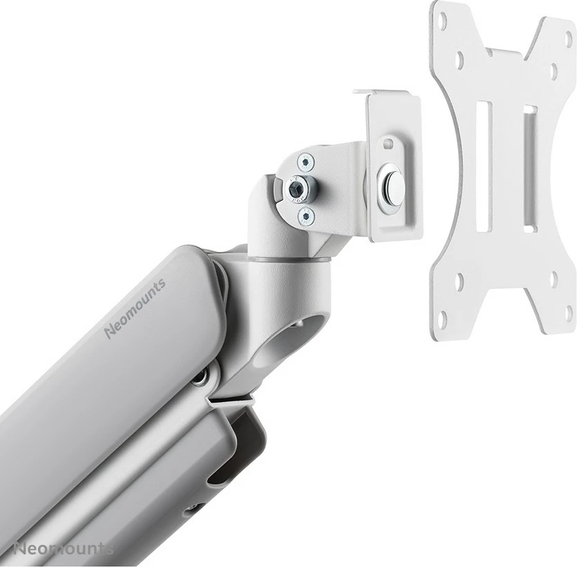 Krah monitori Neomounts DS70-450WH1, gas spring, Topfix, 17-42 inç, 15 kg, i bardhë
