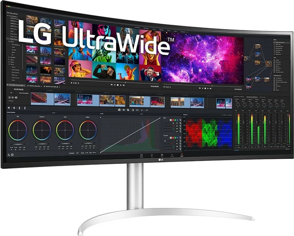 Monitor LG 40WP95XP-W, UltraWide 5K, 100.8 cm, Bardhë