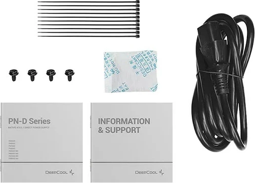 Kasë furnizimi DEEPCOOL PN750D, 750 W, 80 PLUS Gold, e zezë