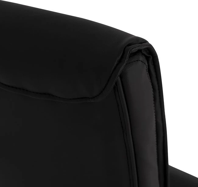 Karrige konferencash JACOB FH1045.11, ngjyrë e zezë PU, bazë e kromuar, 57x66,5x102 cm, set prej 2 copash