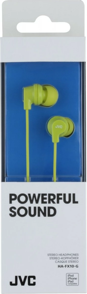 Kufje JVC HA-FX10, in-ear, 3.5 mm, Gjelbër