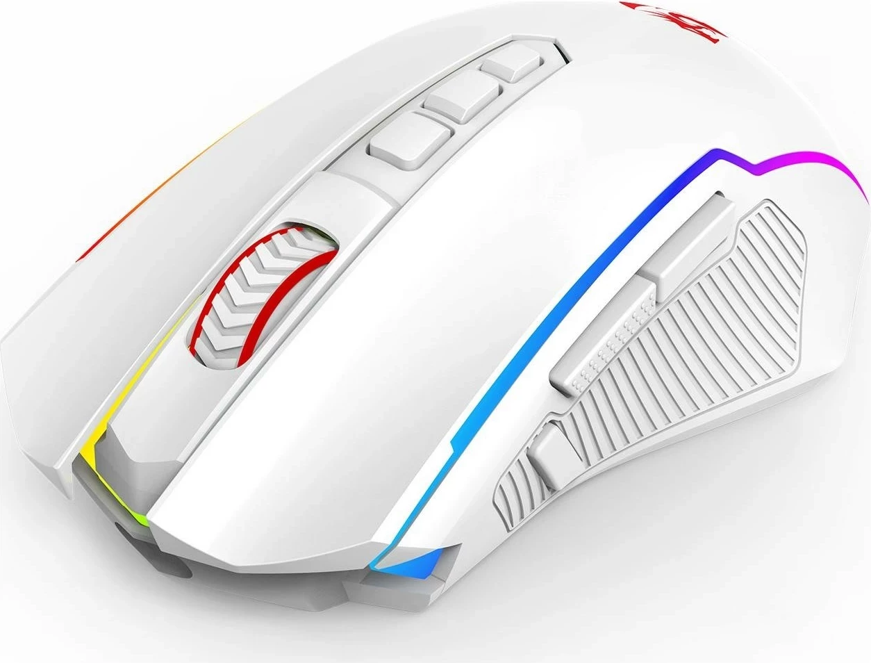 Maus Redragon M914W-RGB NIX, RGB, wireless, 5000 DPI, bardhë