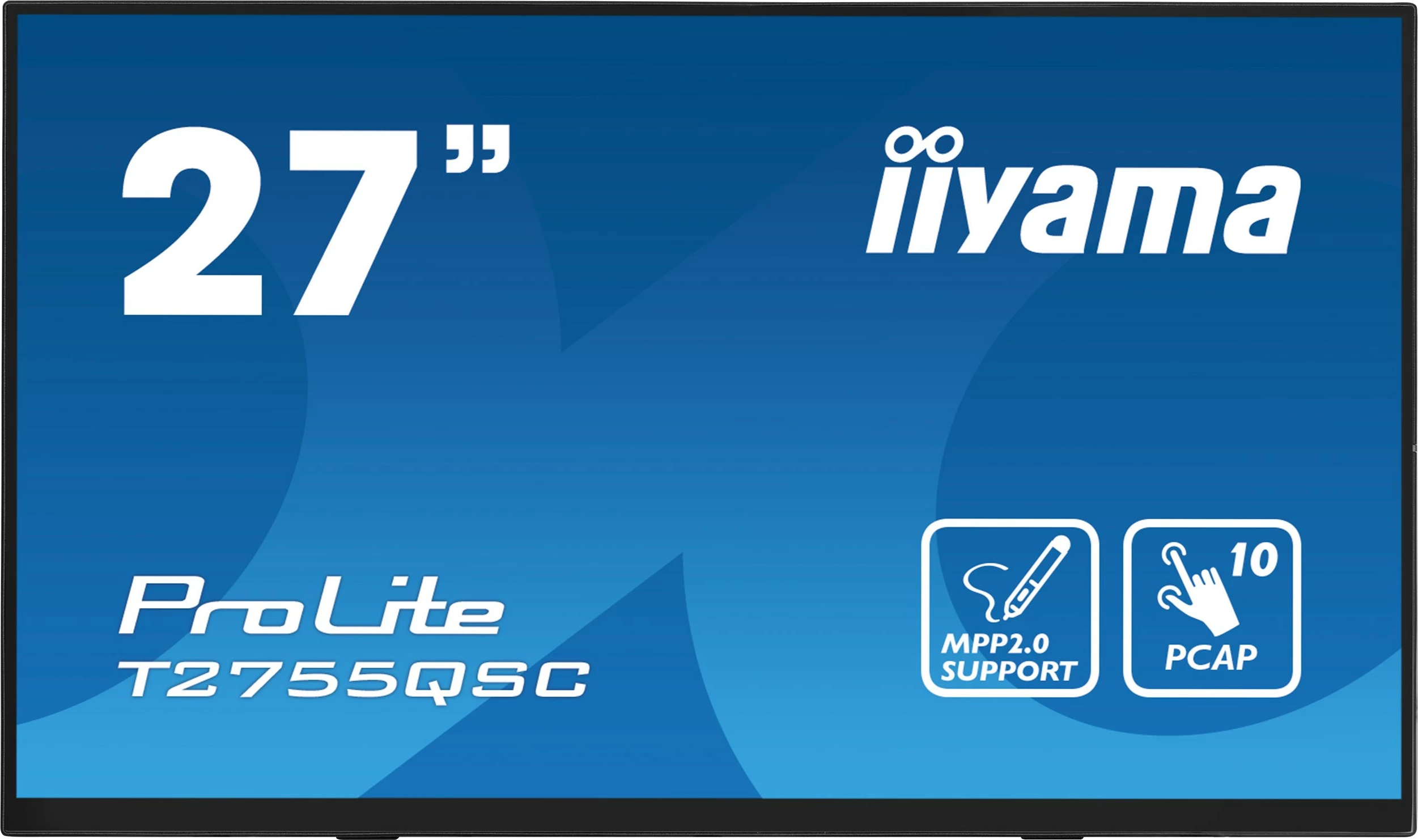 Monitor iiyama ProLite T2755QSC-B1, 27", 2560 x 1440, LCD, e zezë