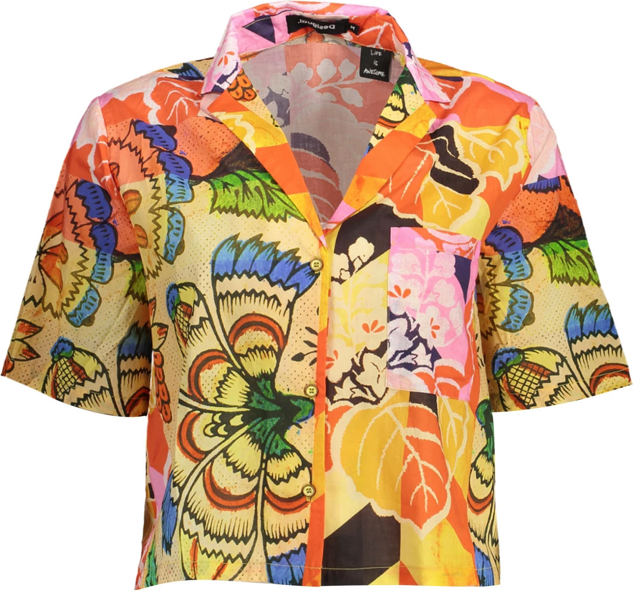 Këmishë për femra DESIGUAL, e verdhë