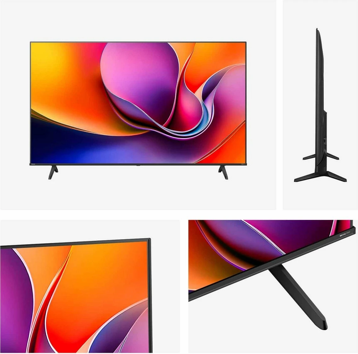 Televizor LED, Hisense, 50A6Q, 50" 4K UHD, Smart TV VIDAA, Dolby Vision, DTS Virtual:X