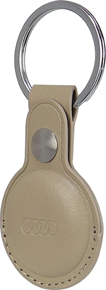 Mbështjellës Audi për AirTag, lëkurë sintetike, bezhë
