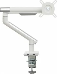 Mbajtëse tavoline për monitor ART RAMM L-19GD, 17-32 inç, 2xUSB 3.0, Alumini, Bardhë