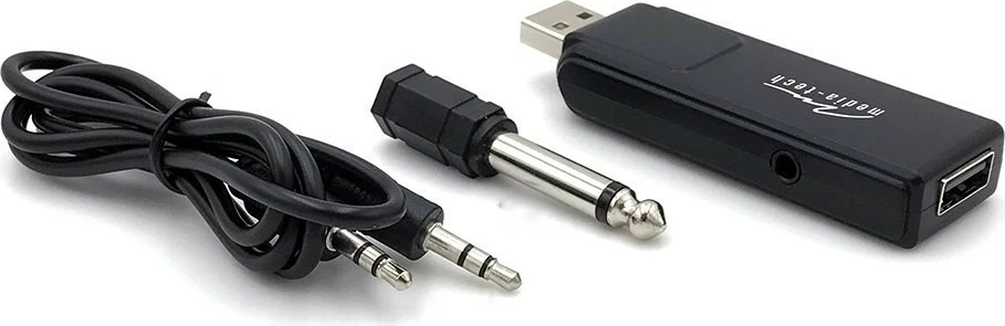 Set mikrofonash wireless Media-Tech Accent Pro MT395 për karaoke, 2 copë, zi