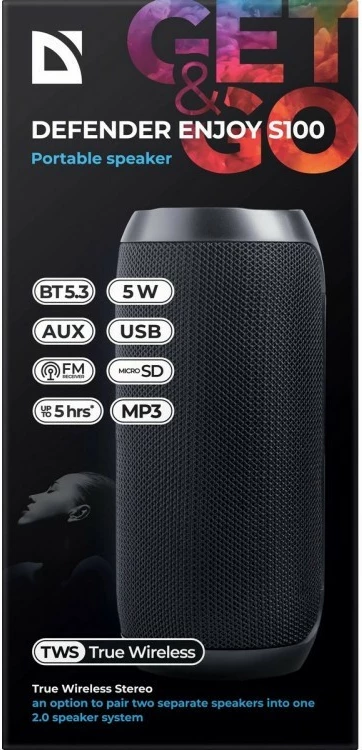 Altoparlant Bluetooth Defender Enjoy S100, i zi
