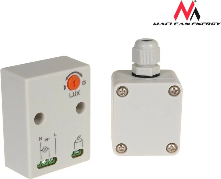 Sensor zmbrapsje dritës Maclean MCE35, 2300W, i bardhë, për jashtë