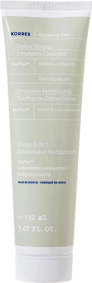 Emulsion pastrues fytyre për femra Korres Olympus Tea 3-in-1, 150ml