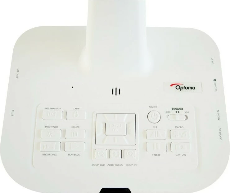 Kamerë dokumentesh Optoma DC460, 13 MP, 17x optik, 8x digjital, e bardhë