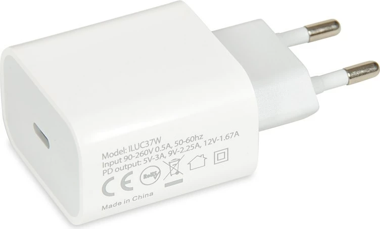 Karikues udhëtimi  I-BOX, C37, PD20W, i bardhë