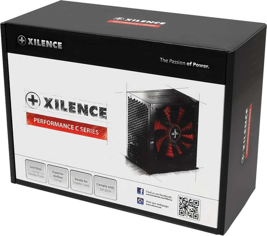 Kasë Xilence Performance C XP400R6, 300 W, 110 - 240 V, 400 W, 50 Hz, e zezë
