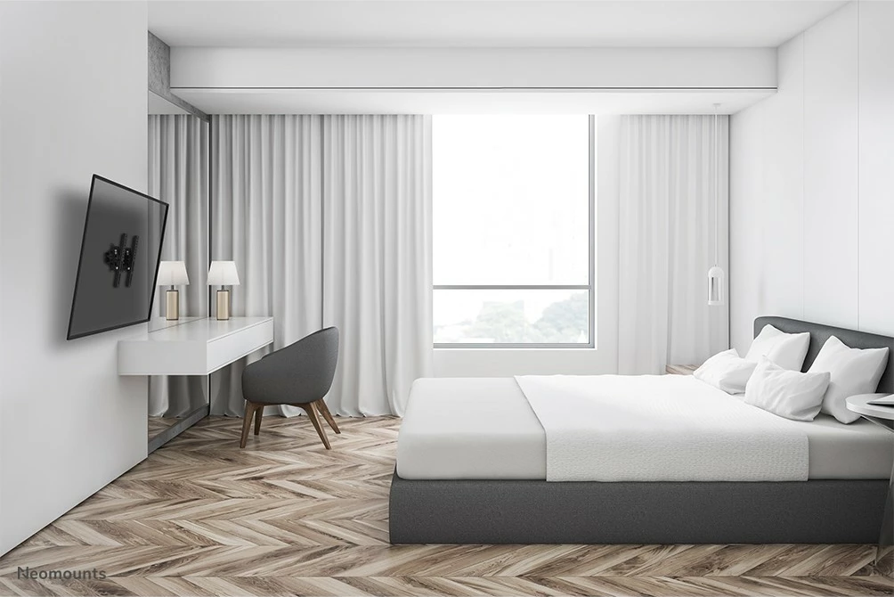 Mbajtëse muri për TV Neomounts WL35-350BL12, 24-55 inç, tiltable, e zezë