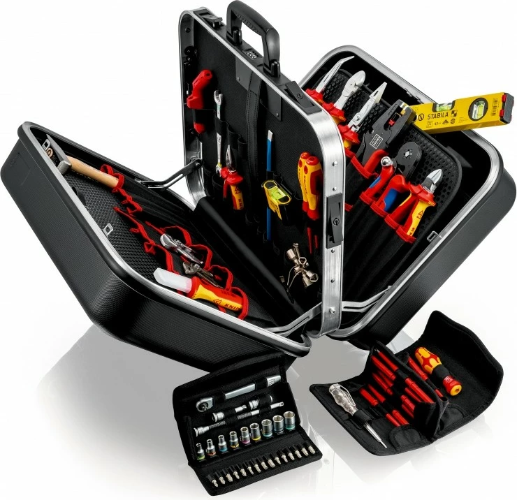 Kasë veglash Knipex 00 21 42, ABS/Alumin, e zezë