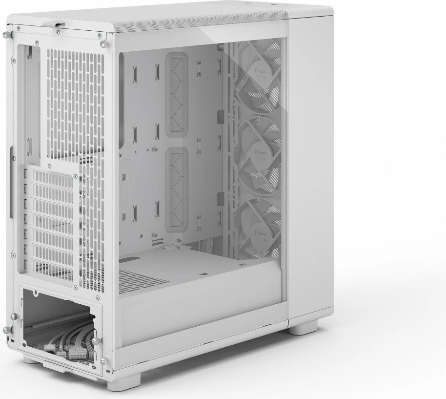 Kasë Fractal Design Epoch White TG Clear Tint, Midi Tower, ATX, e bardhë