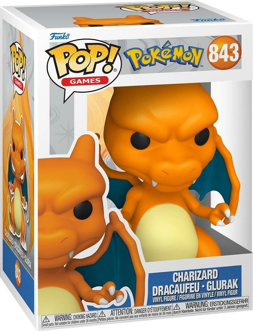 Figurë Funko Pocket Pop Pokemon Charizard 843