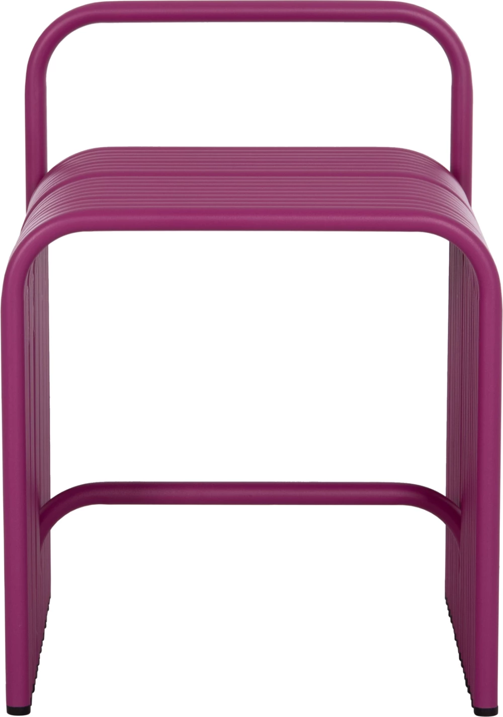 Karrige e ulët INTREPID, alumin, ngjyrë e purpurt, 40x38x55cm