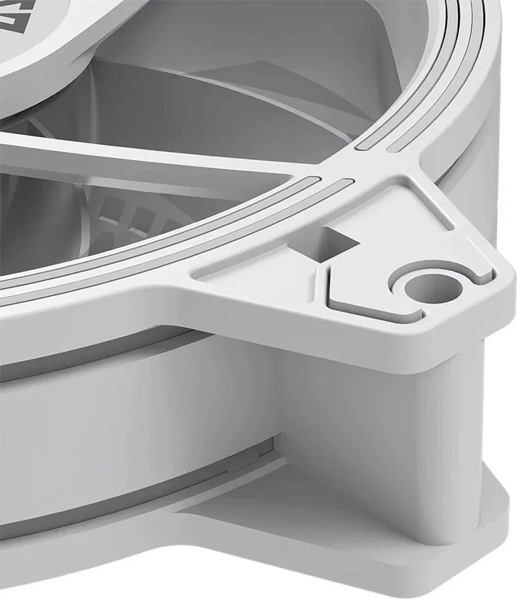 Ventilator kompjuteri MODECOM FAN-APEX-120S-ARGB-200, 120mm, ARGB, i bardhë