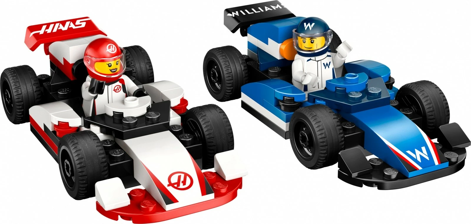 Set LEGO City F1 Williams Racing dhe Haas F1, 60464, 92 pjesë, për fëmijë, shumëngjyrësh