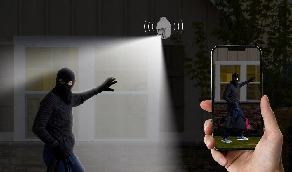 Kamerë IP Foscam SD8EP 8MP, Bardhë