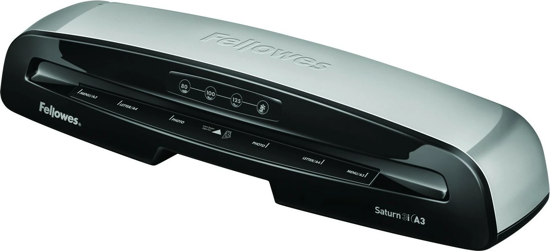 Laminator Fellowes Saturn 3i, A3, i ftohtë/ngrohtë, e zezë/argjendtë