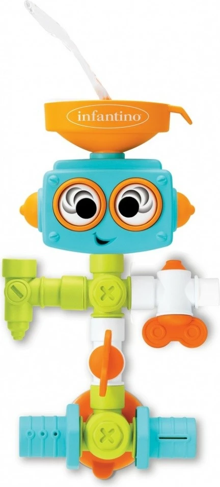 Lodër për banjë B-kids Bath Robot me dush, multikolor