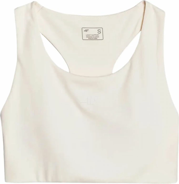 Bra sportiv për femra 4F, e bardhë
