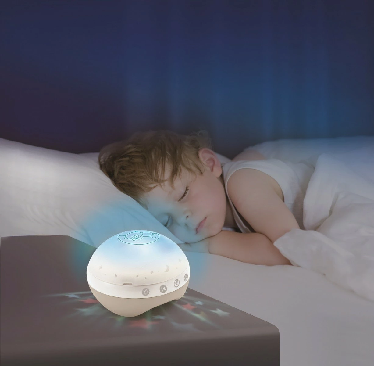 Karusel muzikor 3-në-1 B-kids Infantino, për foshnje, bezhë/bardhë