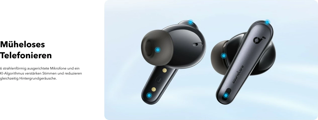 Kufje Anker Liberty 4 NC, Wireless, Muzikë, Ngjyrë e zezë