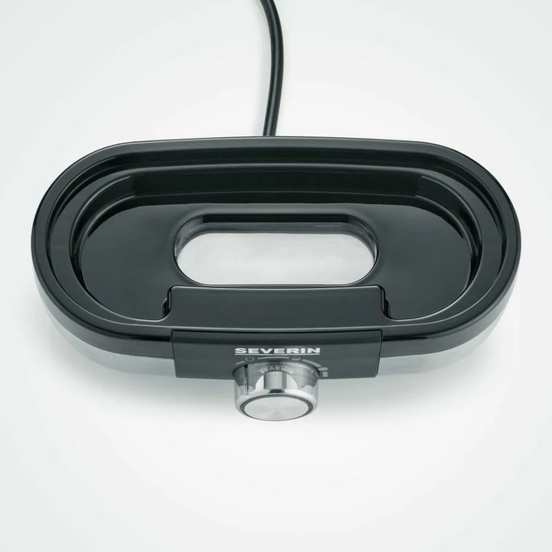 zjerëse vezësh Severin EK 3163, 3 vezë, çelik inoksi, e zezë