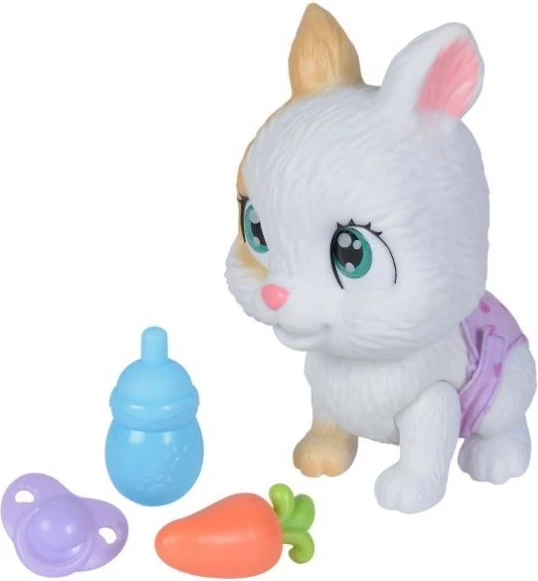 Figurinë lodër Pamper Petz Bunny, Simba, 15 cm, set me 3 surpriza