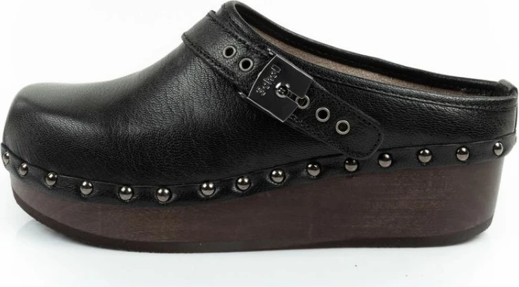 Këpucë Scholl femra, të zeza